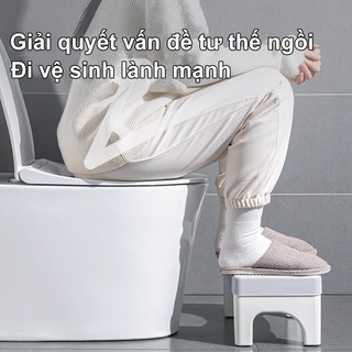Ghế kê Chân Toilet Tốt Cho Sức Khỏe Ghế kê Chân Toilet Tiện Lợi Giúp Giảm Cảm Giác Mệt Mỏi Khi đi Vệ Sinh