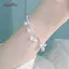 AqToCna Thời Trang Phong Cách Trung Hoa Lily Của Thung Lũng Hoa Mở Vòng Tay Cho Nữ Trang Sức Dự Tiệc Phụ Kiện AqToCna