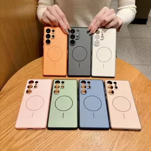 Dành Cho Samsung ss Galaxy S25 Edge S24 S23 S22 S21 FE Plus Ultra Pro S25 + S24 + S23 + S22 + S21 + 4G 5G 2026 Matte Bảo Vệ Camera Chống Sốc Vỏ Điện Thoại Mềm
