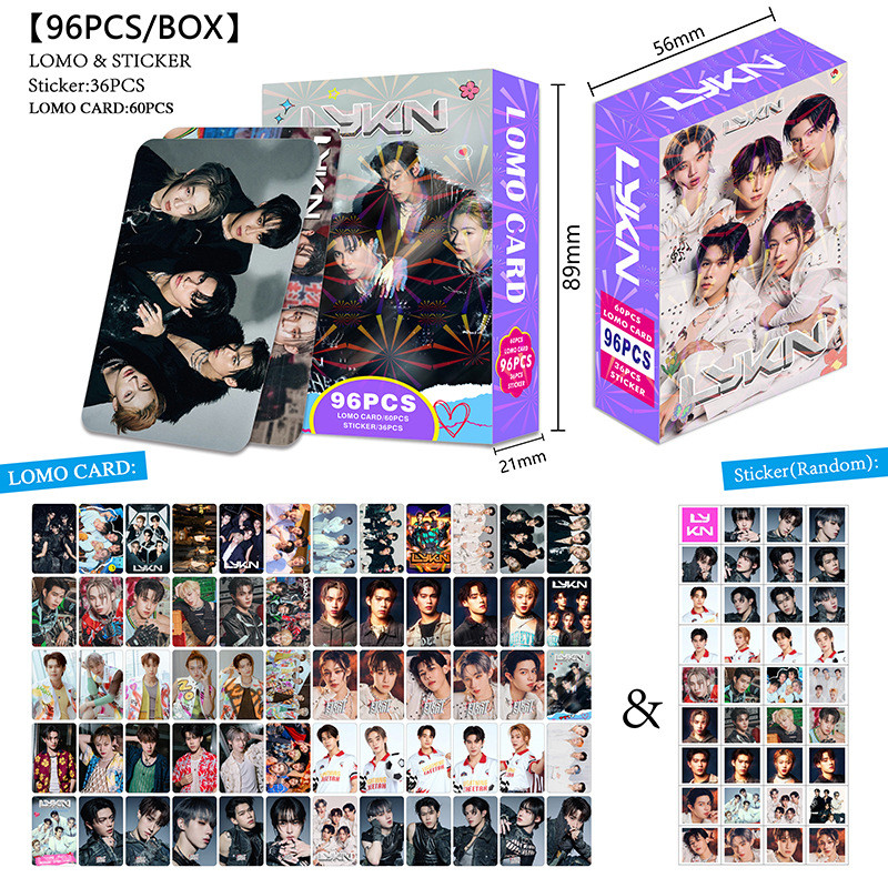 92-96 chiếc Thái Star DAOUOFFROAD GMMTV KengNamping Khemjira Dòng Lomo Cards BrightWin TAYNEW JASP.ER TleFirstone Dán JimmySea Photocards LYKN Bưu thiếp YM