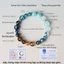 Vòng tay Aquamarine Hydrating Vòng tay pha lê màu xanh tự nhiên Citrine Nữ Benming Năm Vòng tay Cặp đôi Cùng phong cách