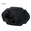 Linh hồn| Không thấm nước Placemat Da nhân tạo Placemat Retro Hình bầu dục không đều Placemat Chịu nhiệt Chống trượt Da nhân tạo Bàn ăn thanh lịch Bảo vệ cho Hom