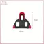 THÊM Bàn đạp xe đạp đường trường Cleat SPD SL Bàn đạp xe đạp Tấm kẹp Đĩa tự thả Phao Bàn đạp Cleats Giày đi xe đạp Phụ kiện xe đạp BSS