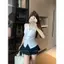 Mùa hè Phong cách mới Hot Girl gợi cảm Áo yếm quây đơn bên trong Pure Desire Slimer Look Top