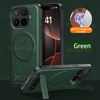 Dành Cho Xiaomi17T Pro 5G PU Matte Họa Tiết Ốp lưng Xiaomi 17T Pro 17TPro 1 7 17 T Pro Xiaomi17TPro Giá Đỡ Giá Đỡ Vỏ TPU Mềm Bảo Vệ Cạnh Ốp Lưng Chống Sốc Ốp Lưng