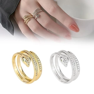 Nhẫn quấn rắn mở sành điệu Mya Hợp kim chắc chắn để đeo hàng ngày