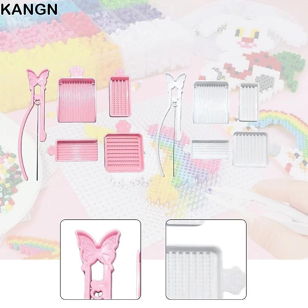 KANGN 3 / 4 / 5 Cái / bộ Nhíp kim đơn hạt cầu chì, Bộ dụng cụ đính cườm hiệu quả thủ công DIY, Hạt nhựa cầm tay Bộ dụng cụ đính hạt cầu chì 2.6mm