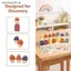 Đồ chơi phân loại màu gỗ SRVN Phong cách Montessori Đồ chơi học tập sớm Tăng cường kỹ năng vận động tinh xảo cho trẻ mới biết đi 2 3 4 tuổi Chơi ở nhà.