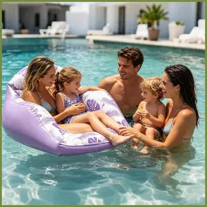 Ghế Bể Bơi Phao Hạng Nặng Lớn Bơm Hơi Phòng Chờ Có Tựa Đầu Người Lớn Phao Bể Bơi Hạng Nặng Cho Hồ Nước kouvn