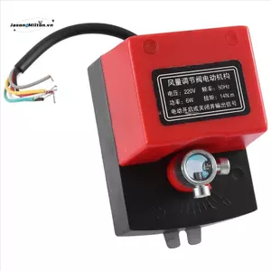 Van giảm chấn không khí Ac220V Ống dẫn điện Thiết bị truyền động giảm chấn điện cho van thông gió có phản hồi tín hiệu