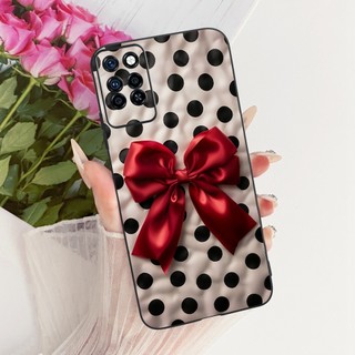 Dành Cho Infinix Note 10 Pro NFC Note10 10Pro X693 X695 X695D X695C Mới Hoa Thanh Lịch Họa Tiết Bướm Ốp Lưng Điện Thoại Silicon Màu Đen Mềm
