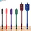6 Mũi khoan Spade chế biến gỗ 10 12 16 18 20 25mm Mũi phẳng bằng thép không gỉ