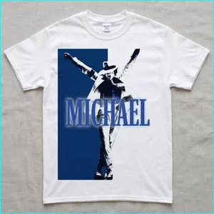 SY3 Michael Jackson Pop Art Tee Smooth Hình sự Unisex Áo thun 220g cotton dày tee YS3