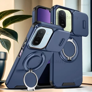 Dành Cho Redmi A7 Pro POCO C85X 4G 5G 2026 Vỏ Giáp Chống Sốc Trượt Vỏ Từ Tính Cho A7Pro Xiaomi POCOC85X Vòng Đứng Bảo Vệ Mặt Sau Điện Thoại