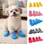 GILL 4 Cái / bộ Giày Cho Chó, Giày Cho Thú Cưng Có Thể Điều Chỉnh Chống Trơn Trượt, Chống Bẩn Dễ Thương Chống Thấm Nước Thoáng Khí Chân Cho Chó Mùa Thu Đông