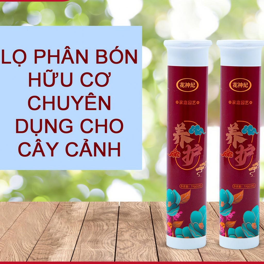Lọ 22 Viên Phân Bón Hữu Cơ Siêu Dưỡng Chuyên Dụng Cho Cây Cảnh, Bonsai - FE123