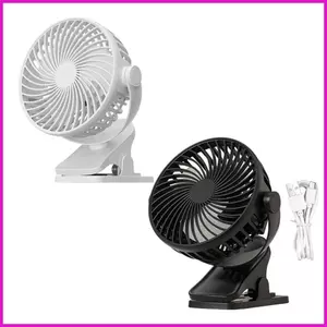 Quạt Kẹp Cho Giường 3 Tốc Độ Chạy Bằng Pin Thiết Bị Yên Tĩnh Có Kẹp Quạt Du Lịch Ngủ Cho Du Lịch Mùa Hè Cắm Trại lyuvn