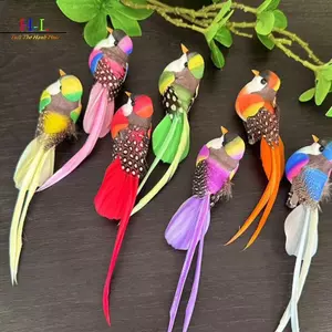 HL Dễ Thương Nhân Tạo Chim Giả Xốp Động Vật Mô Phỏng Lông Chim Đồ trang trí Tit DIY Thủ Công Nhà Vườn Trang Trí Trang Trí LMWU