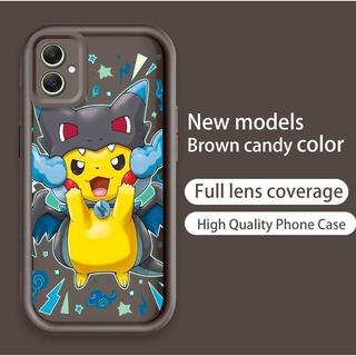 Ốp Lưng Cho Samsung A04 A05 A06 A07 4G Hoạt Hình Silicon Mềm TPU Pikachu Bulbasaur Pokémon Angel Eye Vỏ Điện Thoại Chống Sốc
