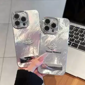 Vỏ tai nghe chuyển màu họa tiết sông băng có sẵn Thích hợp cho vỏ điện thoại iPhone17promax Mới bao gồm tất cả Thích hợp cho vỏ mềm chống va chạm iPhone16pro Sh