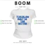 BOOM Áo Baby Tee Nữ Cotton Ôm Body-Áo Thun Ngắn Tay Y2K In Hình PhongCách Mùa Hè, Cổ Tròn Hàng Đầucách hàn quốc phong153