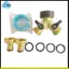 Bộ chia một chia hai van bi sân vườn bằng đồng thau 3 / 4 "Bộ chuyển đổi nước hình chữ Y ba chiều