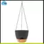 Chậu trồng cây treo lớn, 10 Inch cho cây trong nhà / ngoài trời, Móc treo chậu cây tự tưới cây