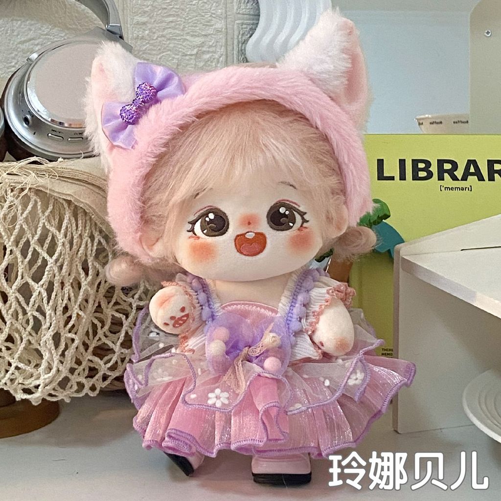 Không Bán Búp Bê 20Cm Quần Áo Bé Nữ 20Cm Cotton Quần Áo Gothic Đầm Ngôi Sao Búp Bê Quần Áo Bé 6.10