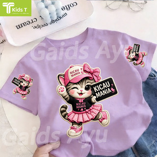 COD✅ (Hồ Chí Minh)Kids T Mall Áo phông tay ngắn In hình hoạt hình Áo Kiểu rộng và ấn tượng Trẻ em thời trang #VN188