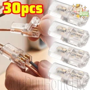 Thiết bị đầu cuối dây nhanh D2 - Đầu nối điện cắm 2 chân - Chống nước, không hàn - Bộ chuyển đổi khớp nối điện hai chiều - Phụ kiện sửa chữa DIY / Giao hàng miễn phí
