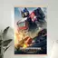 Transformers Phim Không Khung Vải Chống Thấm Nước Poster, Bumblebee Optimus Prime Robot Nghệ Thuật Treo Tường Cho Bé Trai Phòng Trang Trí Nhà