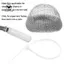 Bộ bẫy xơ vải máy giặt 48 miếng Lint Snare Lưới giặt Máy giặt Bộ lọc ống có dây buộc cáp