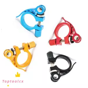 Kẹp yên xe đạp TOPTOOLCX, 5 màu 25.4 / 28.6 / 31.8 / 34.9mm Kẹp yên xe đạp, Chất lượng cao siêu nhẹ Hợp kim nhôm phát hành nhanh Núi MTB BMX Đi xe đạp