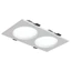 Đèn nền vuông led Lưới tản nhiệt Đèn hai đầu Phòng khách Lưới trần Khung nho nhúng Burden Light TYTC