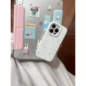 Đĩa nhạ nhạc penguinVỏ bột gạo phù hợp với ốp điện thoại 17/16 promax, iPhone 15 / chống