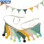 <cosyh>Cotton Flags Indoor Outdoor Use Reusable Design Versatile Hanging Options