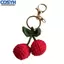 <cosyh>Crochet Fruit Keychains Adorable Fruit Designs Unique Handmade Keychains