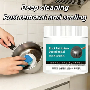 Mới Biển Bùn Đáy Nồi Bụi Đen Vết Bẩn Tẩy Rỉ Sét Chất Tẩy Dầu Nhà Bếp Nồi Dầu Vết Bẩn Chất Làm Sạch