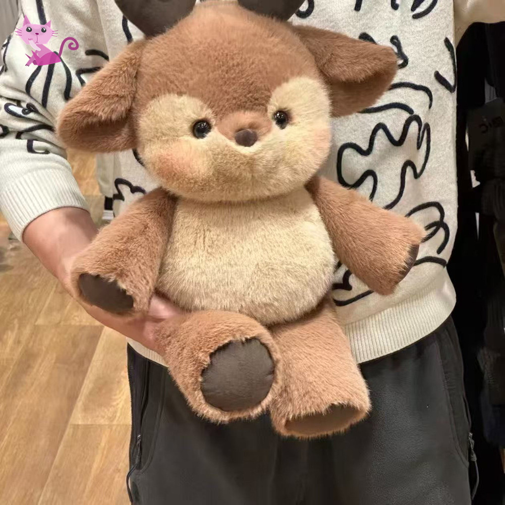 Hồng Hươu Plushie Kích thước hoàn hảo để đựng đồ và du lịch. Trang trí bàn làm việc văn phòng bắt mắt