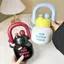 TRTR Cốc Sữa Anh Đào Dễ Thương 800ml Cốc Sippy Nước Trẻ Em Dễ Thương Chống Rò Rỉ Hoạt Hình Cốc Nhựa Drinkware Chống Bụi Bình Nước Nhà / Trường Học VN