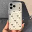 Ốp lưng iPhone 16/15/14/13 Pro Max Bướm Bạc Nhẹ Nhàng Thanh Lịch Chống Trầy Cao Cấp