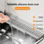 Bồn rửa bằng silicon nhà bếp Splash Guard Thảm thoát nước dẫn hướng nước khô nhanh, Thảm bảo vệ mặt bàn nhà bếp chống trượt