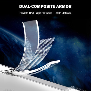 Ốp Lưng Honor 600 Pro / Honor600 Lite TOC Trong Suốt TPU + PC Cứng