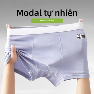 Bộ 4 quần lót boxer thoáng khí Modal dành cho bé trai trong giai đoạn phát triển
