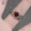 Nhẫn mở cá tính Cross Butterfly Thời trang nữ Ngọt ngào Mát mẻ Hottie Unisex Phong cách độc đáo Nhẫn ngón tay chỉ mục [Mina]