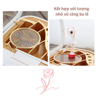 【BabyJoy】Mô hình đàn piano retro kèm vũ công,trang trí bàn làm việc và phòng khách,quà tặng ý nghĩa