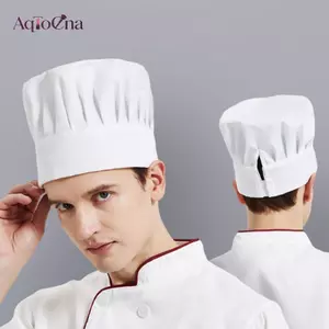 AqToCna Khách sạn và phục vụ ăn uống Mũ đầu bếp Bánh ngọt Mũ an toàn thực phẩm Mũ làm việc chống bụi AqToCna