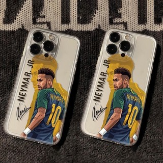 Ốp lưng Neymar trong suốt, bảo vệ toàn diện chất lượng cao Bảo Vệ Camera Cấp iPhone 17/16/15/14/13/12/11/X Max