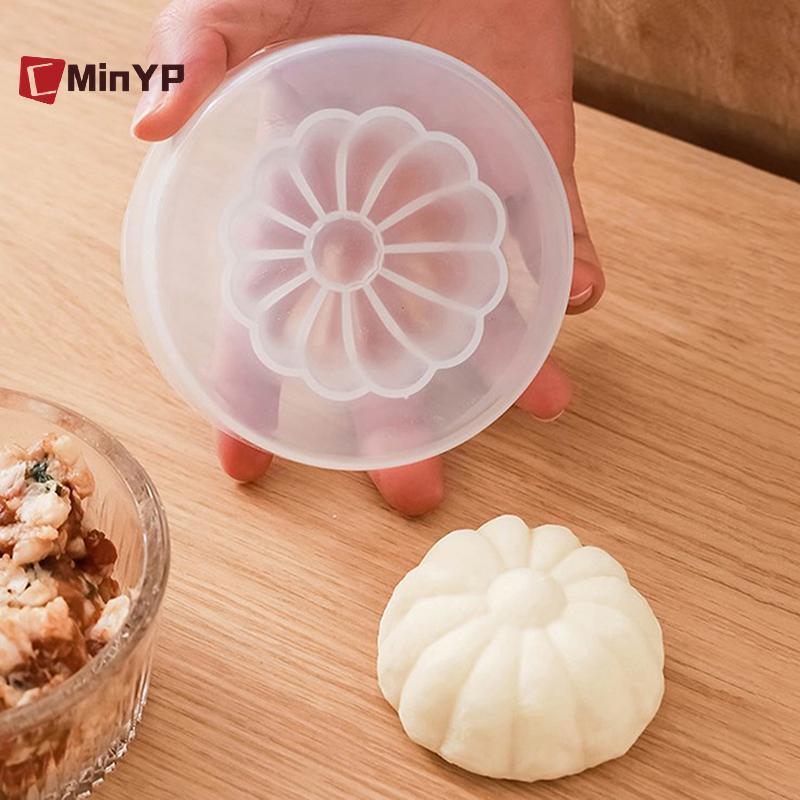 CMinYP Nhà Bếp DIY Khuôn Làm Bánh Bao, Khuôn Baozi Hấp Nhồi Bông, Dụng Cụ Hướng Dẫn Sử Dụng Làm Bánh Ngọt