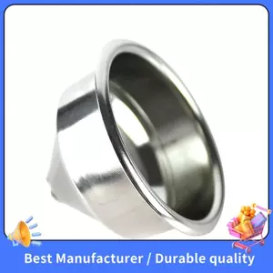Bộ lọc chiết xuất cà phê Espresso Bát bột cà phê 58mm Tay cầm áp lực không đáy cho bát bột côn